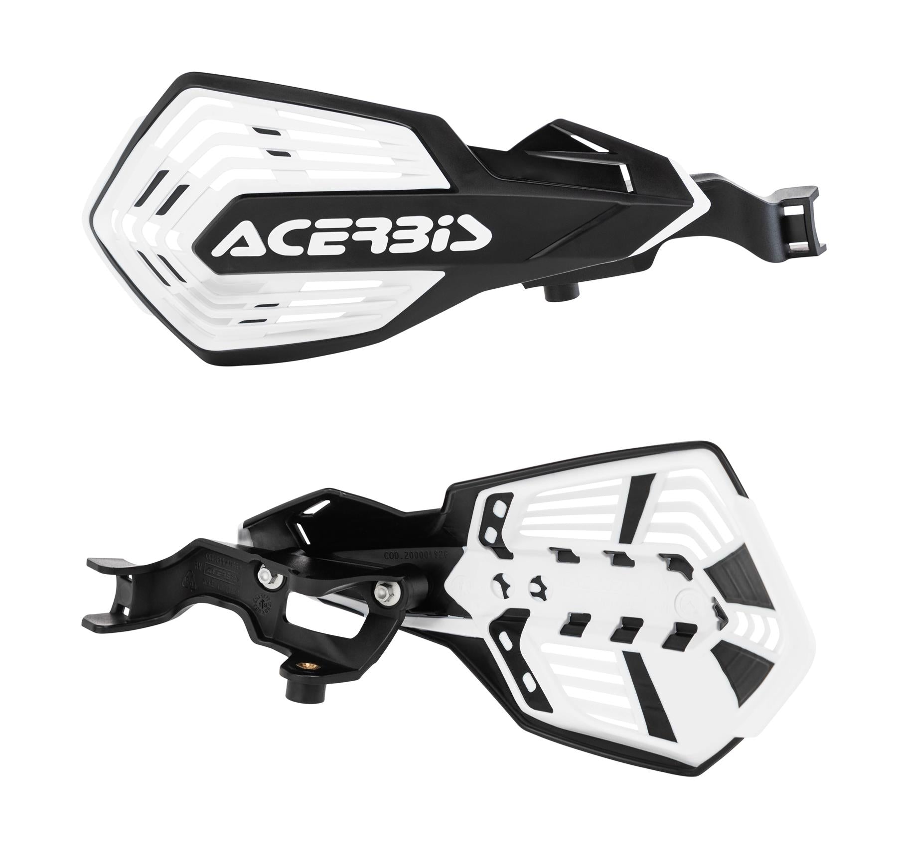 Acerbis K-Future Vented Handguards Black White Sherco 125 SE-R 2020 - 2023